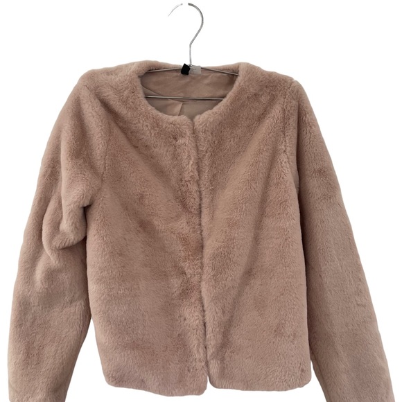 H&M Divided, Faux Fur, Jacket, size S, Cream - Picture 3 of 6